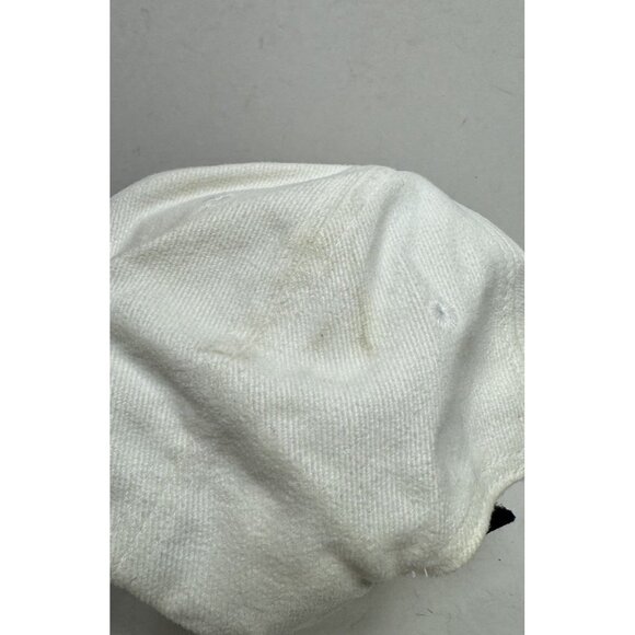 Vintage Nike Spellout Strapback Hat 90’s Swoosh Made In Taiwan White Blue - Picture 3 of 6